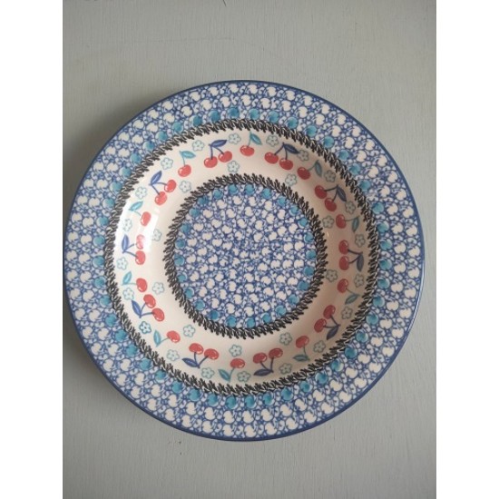 Diep bord 1014-2701 Ø: 23,5 cm Cherry Bunzlau