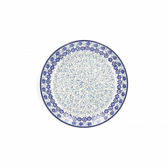 Ontbijtbord bord plate 20 cm Blue Fontain Bunzlau Castle 1086-2614