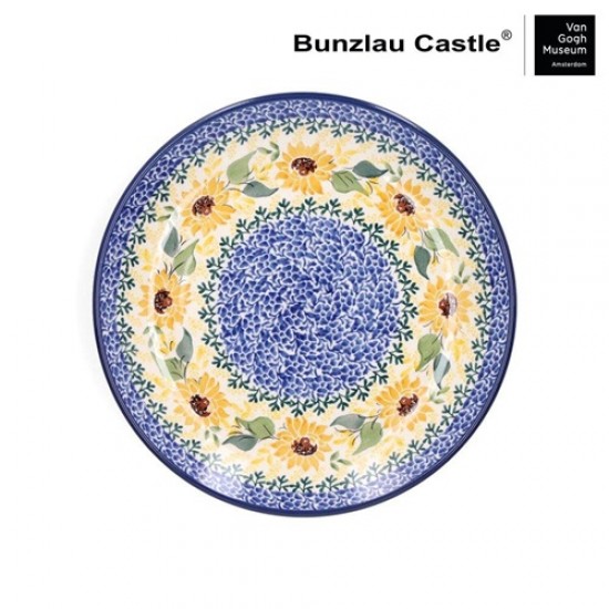 Ontbijtbord bord 1086-2928 Sunflowers VGM Bunzlau Castle