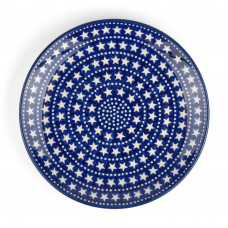 Dinerbord Ø: 25,5 cm Blue Stars