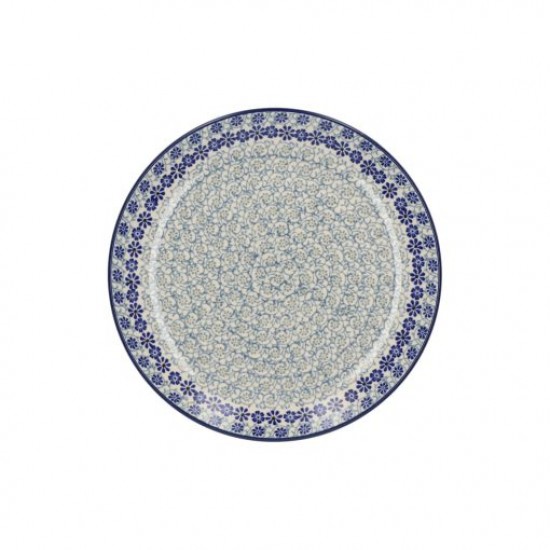 Dinerbord bord plate 25,5 cm Blue Fountain Bunzlau Castle 1257-2614