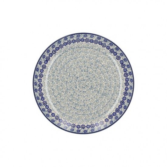 Dinerbord bord plate Ø: 25,5 cm Blue Fountain Bunzlau Castle