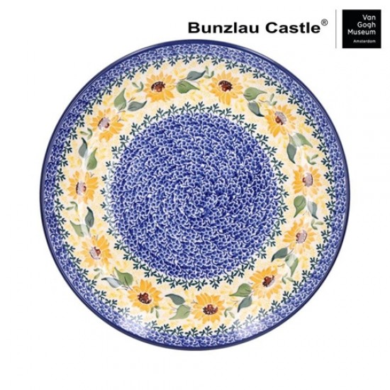 Dinerbord bord 25,5 cm VGM Sunflowers Bunzlau 1257-2928