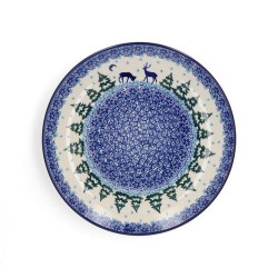 Dinerbord plate bord Ø: 25,5 cm  Christmas Deer Bunzlau Castle