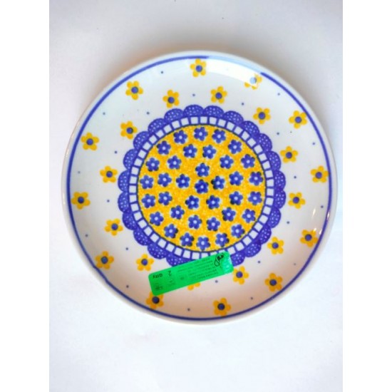 Gebaksbord Yellow Provence Bunzlau 1261