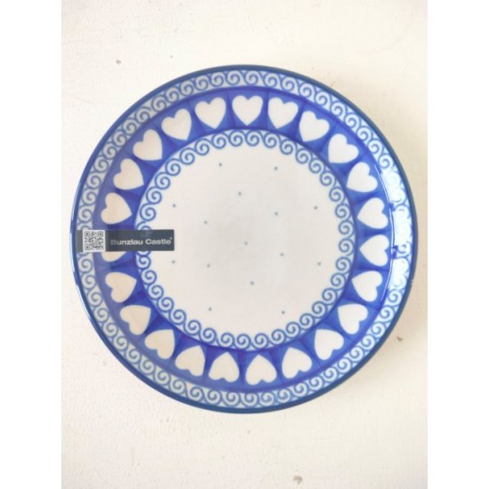 Gebaksbord bord 16 cm White Valentine Retro Bunzlau Castle 1261-375M