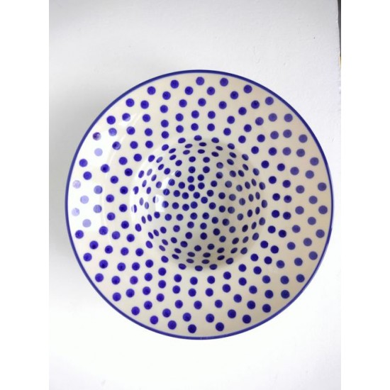 Pastabord soepbord 25 cm Blue Dots Bunzlau Castle 2386-0061