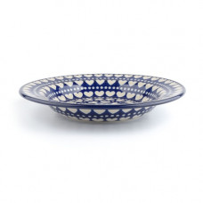 Diep bord 1014-0375E Ø: 23,5 cm Blue Valentine Bunzlau Castle 
