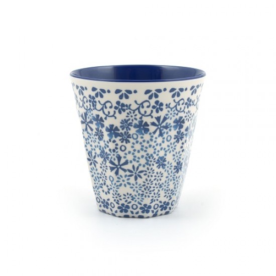 Melamine Beker Indigo Lace