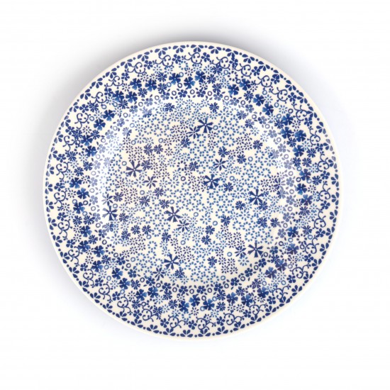 Melamine Bord Indigo Lace 25 cm Bunzlau Castle 3622