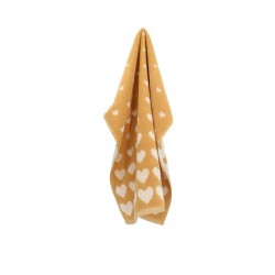 Handdoek Hearts Yellow  Bunzlau Castle 5445