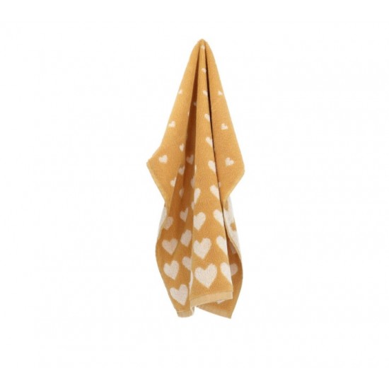 Handdoek Hearts Yellow  Bunzlau Castle 5445