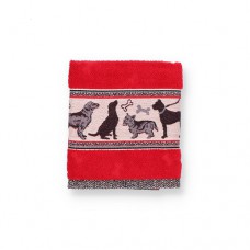 Gasten doekje rood