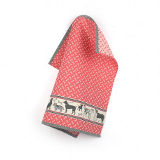 Handdoek Dog Rood