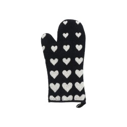 Ovenwant Hearts black Bunzlau Castle 6173