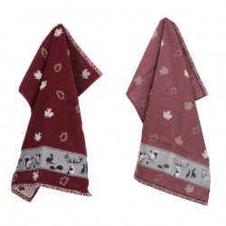 Textielset Forest bordeaux Bunzlau Castle