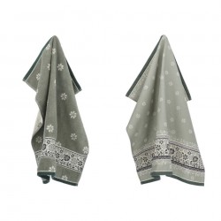 Textielset Bellefleur donkergroen Bunzlau Castle