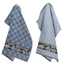 Textielset Koe blauw Bunzlau Castle