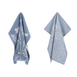 Textielset Wild Flower grijs/blauw Bunzlau Castle