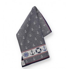 Theedoek Maritime Dark Blue