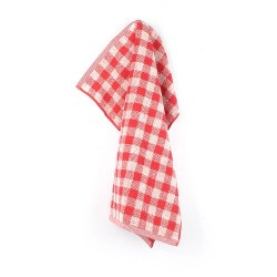 Handdoek Ruit Rood Bunzlau Castle 3819