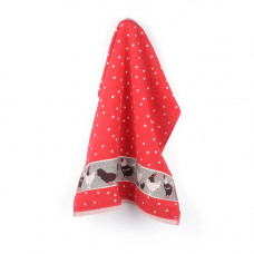 Handdoek Chickens Rood