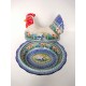 Kip Chicken Blue Valentine Bunzlau Castle Unikat 5201
