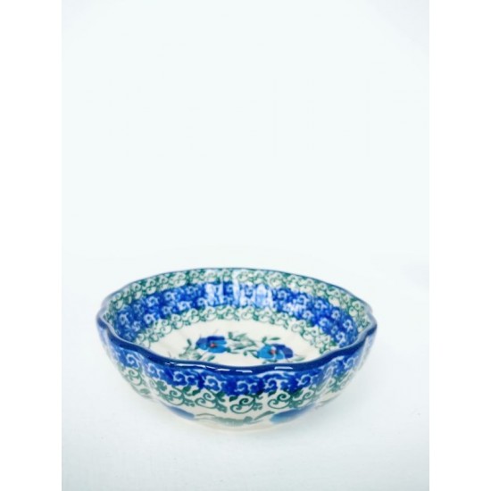 Kom gewelfd 220 ml Blue Violin Bunzlau 1023-2273