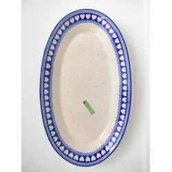 Serveerschaal ovaal XXLWhite Valentine Bunzlau 1200-0375M