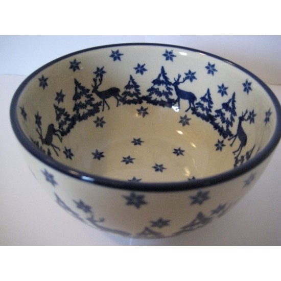 Rijstkom bowl kom 600 ml Rendeer Bunzlau Castle 1986-1931