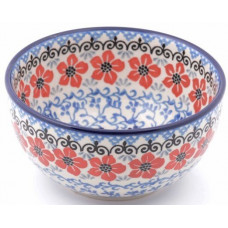 Rijstkom bowl kom 600 ml Red Violets Bunzlau Castle