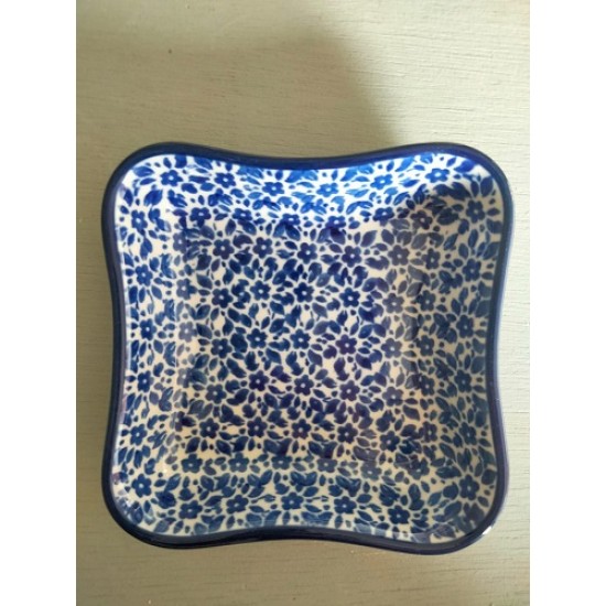 Bowl square 150 ml Indigo  Bunzlau 