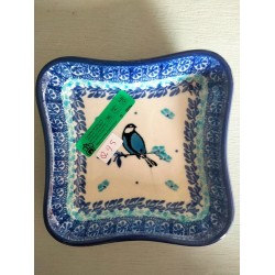 Bowl square 150 ml Bird Bunzlau 