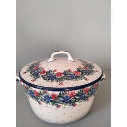 Soepterrine Tureen  Dekschaal Bunzlau 