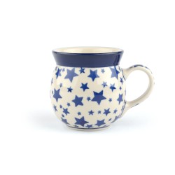 Boeren mok bolmok 240 ml White Stars Bunzlau Castle 1005-0359A