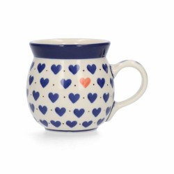 Boeren mok  bolmok 240 ml  1005-0570 Red Heart  Bunzlau Castle