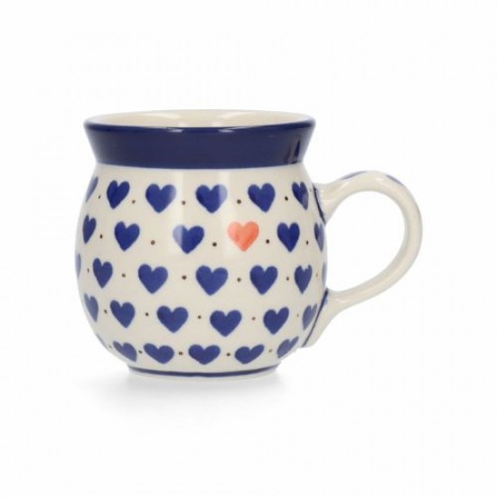 Boeren mok  bolmok 240 ml  1005-0570 Red Heart  Bunzlau Castle