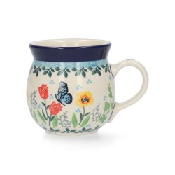 Boeren mok  bolmok 240 ml  1005-3365 Butterfly Blossom  Bunzlau Castle