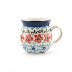 Boeren mok bolmok 370 ml Red Violets Bunzlau Castle 1070-2538