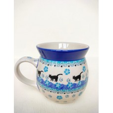 Boeren mok 500 ml Flower Cat Bunzlau