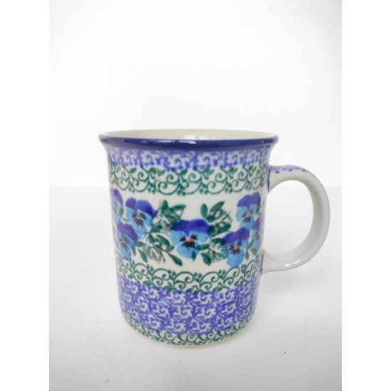 Mok met oor 300 ml Blue Violin Bunzlau Castle 1236-2273