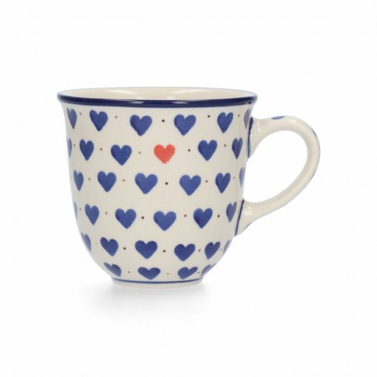 Tulp mok Red Heart Bunzlau Castle 1824-0570
