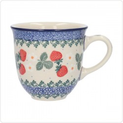 Tulip mok 340 ml Strawberries  Bunzlau Catle1824-3494
