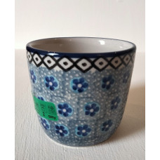 Koffiemok mok Tumbler 220 ml Unikat MD453 Grijsblauw