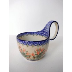 Waterscoop soepkom Bunzlau Tulip 1845