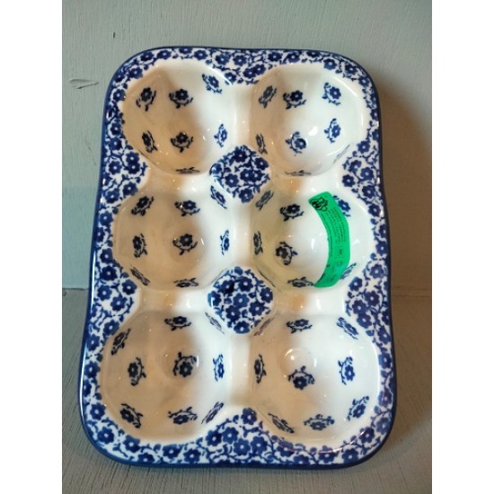 Egg tray eiertray Midnight Blue Bunzlau Castle