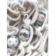 Macramé Plantenhanger met Bunzlau Castle kralen